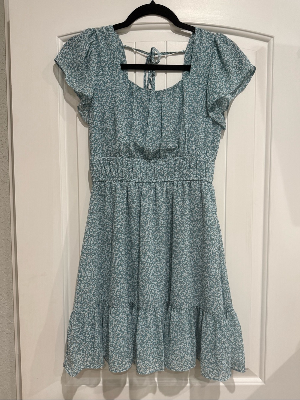 Altar’d State Blue floral mini Dress